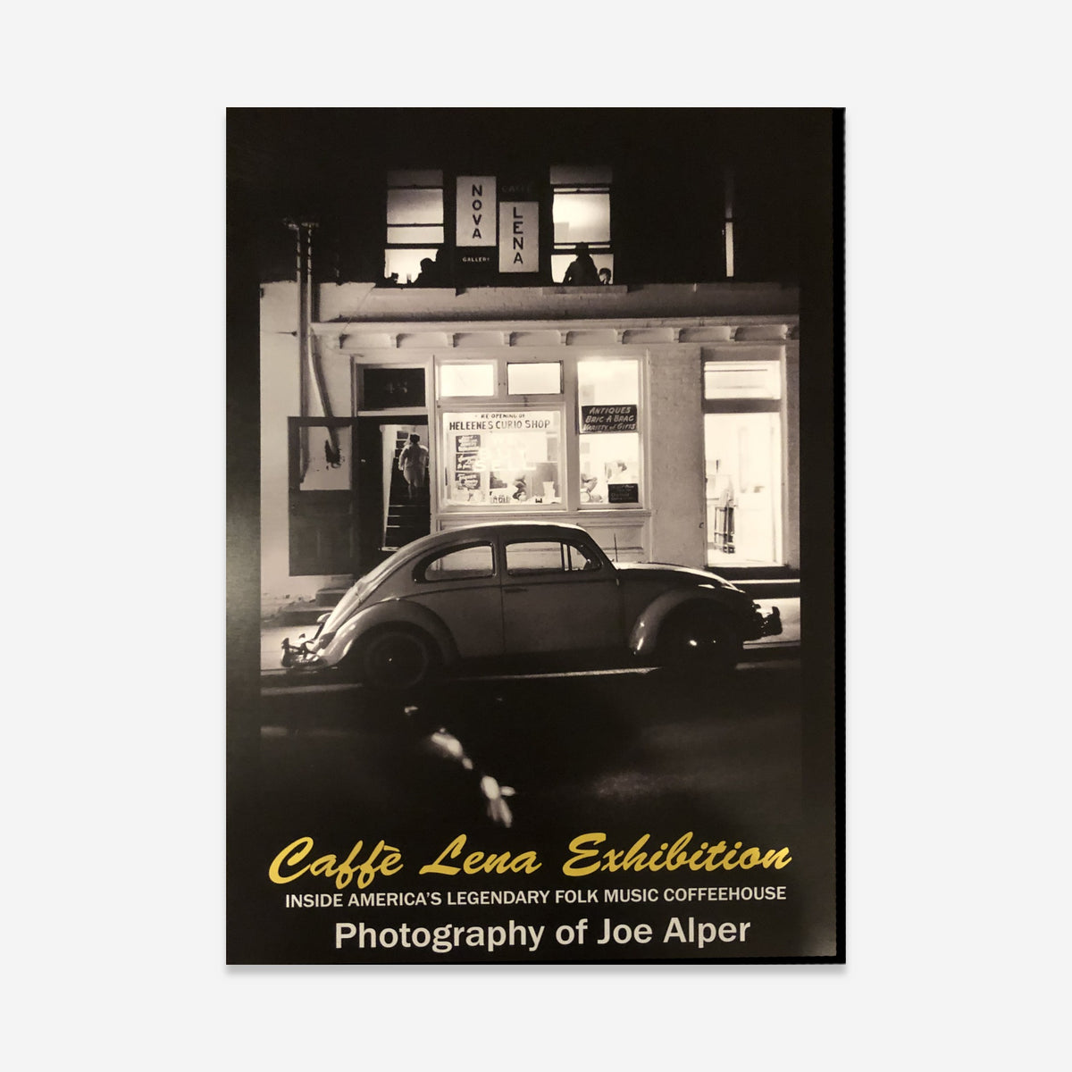 Caffè Lena Exhibition Poster