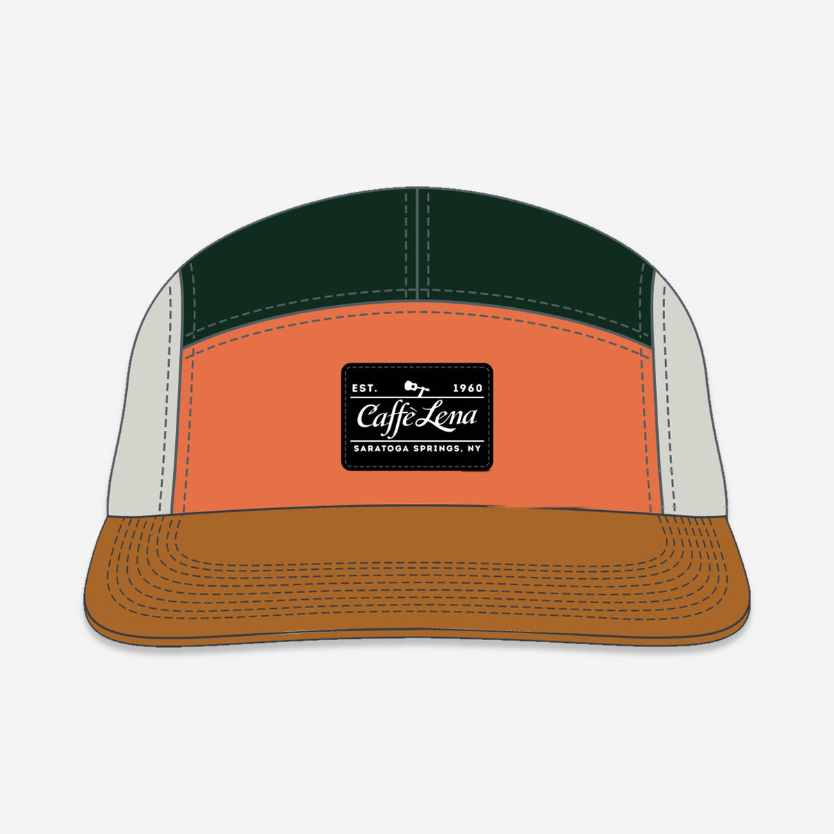Caffè Lena Trail Hat in Forest/Rust (placeholder image)