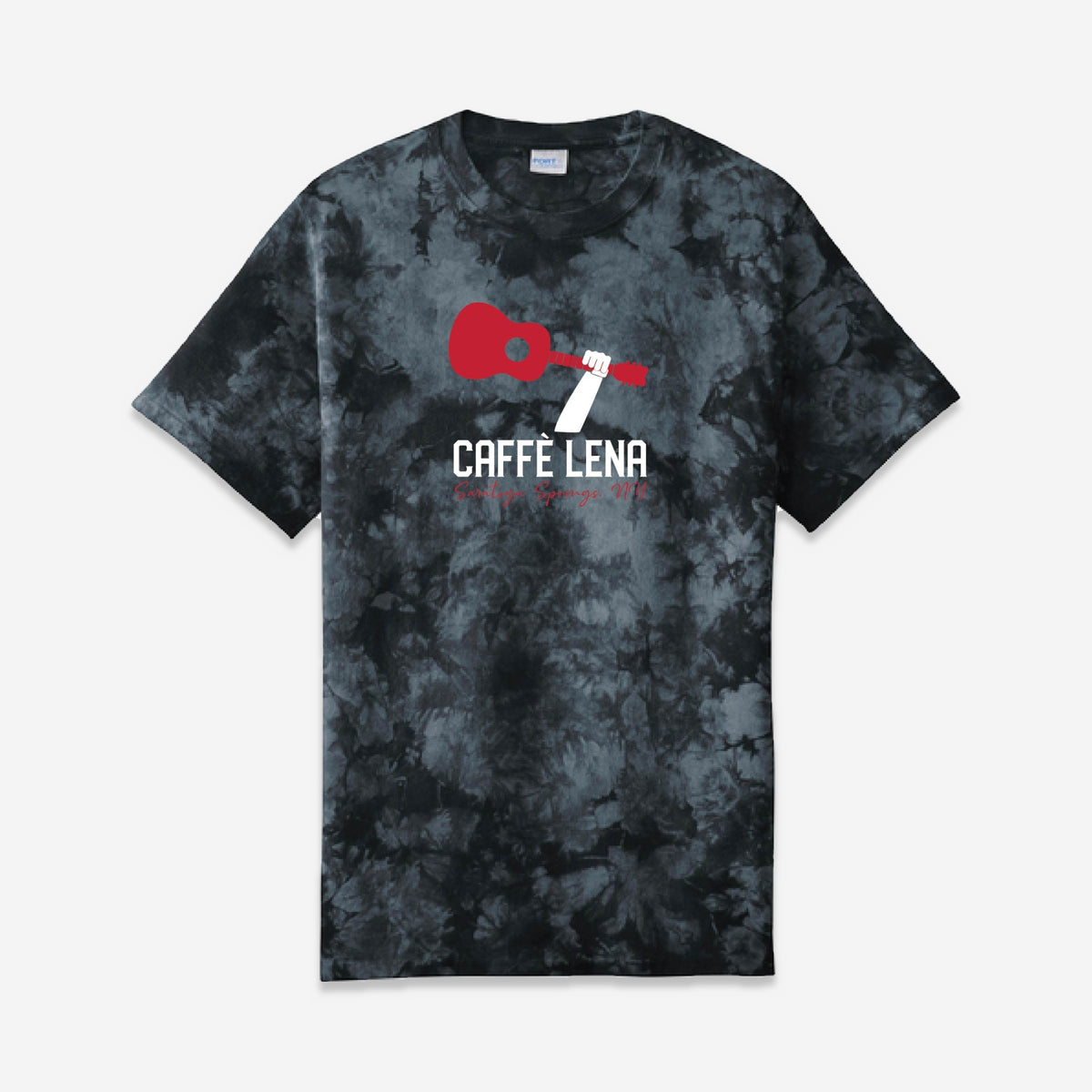 Guitar Arm Tie-Dye Tee, black crystal tie-dye (placeholder image)